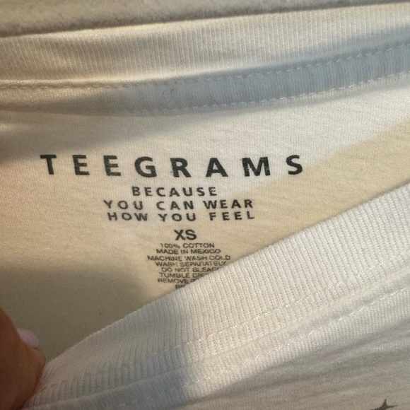 TEEGRAMS Rich Girl Fitted Tee NWOT - Picture 5 of 7